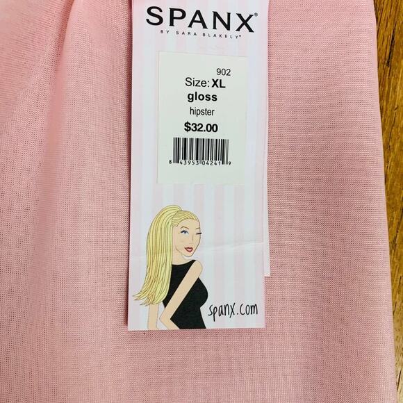 2 NWT SPANX Skinny Britches Panties - Everyday Thong & Hipster in Gloss -Size XL - Picture 13 of 15